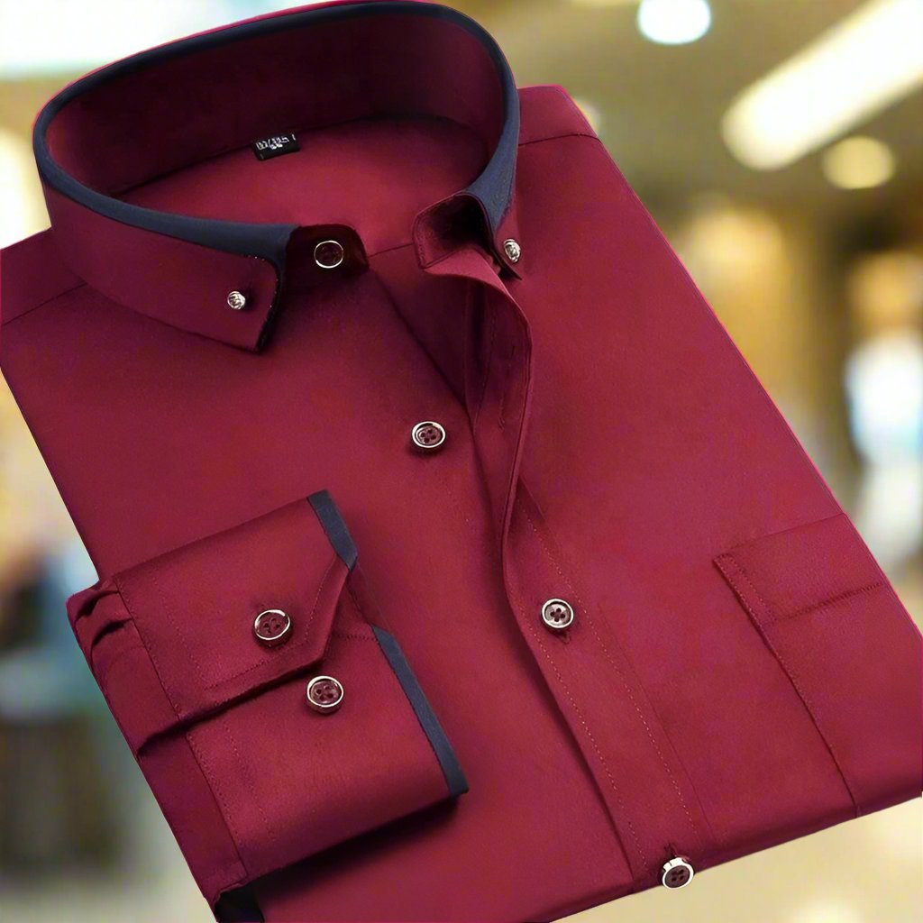 Holland-Long Sleeve Button-Down Shirt