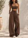 STEFANIA | High-waisted wide-leg trousers