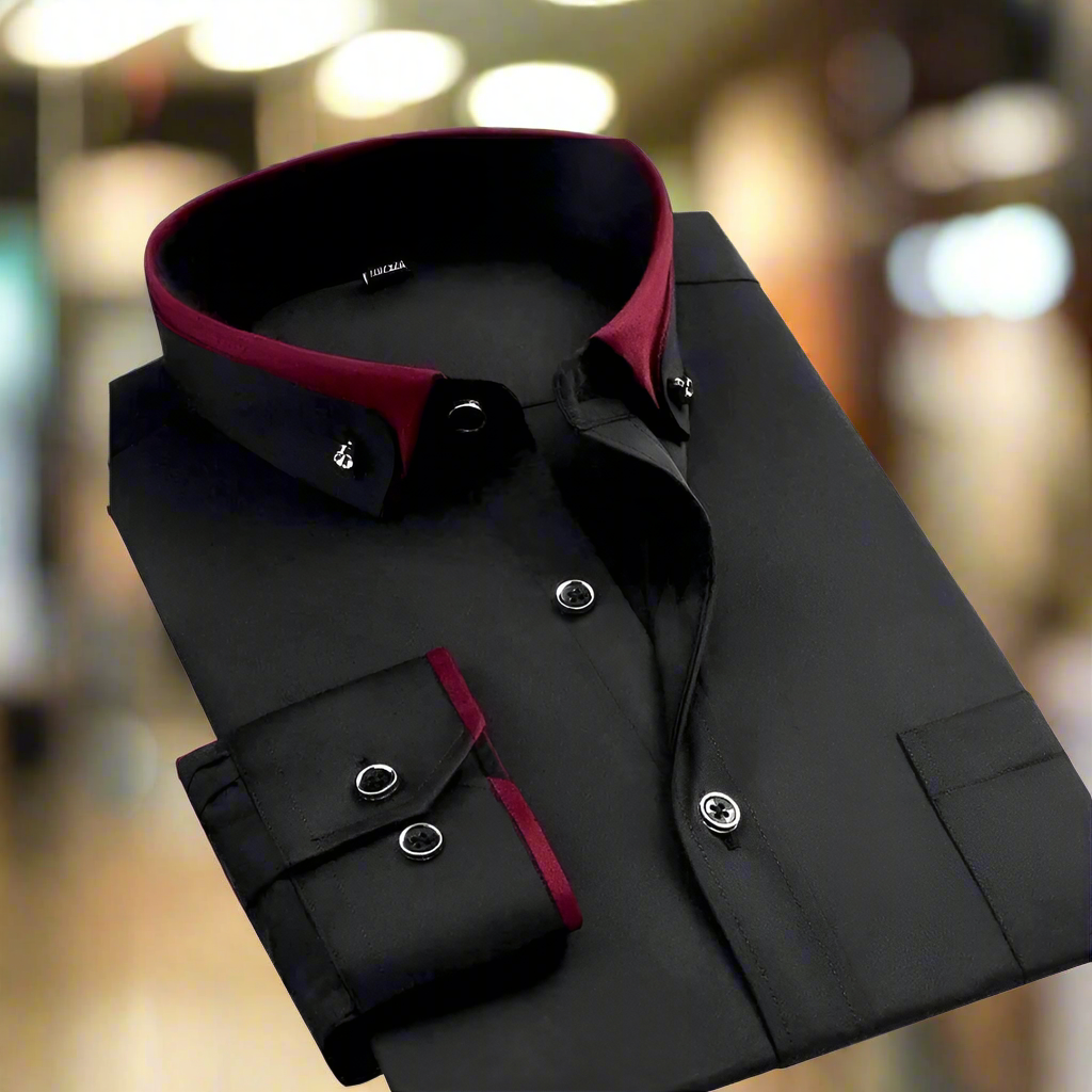 Holland-Long Sleeve Button-Down Shirt