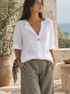 Zamma | Relaxed V-Neck Top